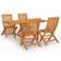 Rosalind Wheeler Maxille Rectangular 4 Person 160Cm Long Dining Set